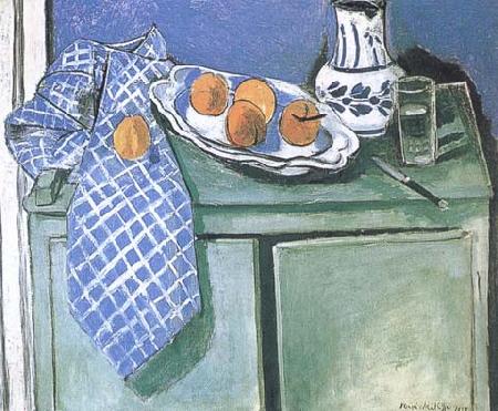 Henri Matisse Still Life on a Green Sideboard (mk35) oil painting image